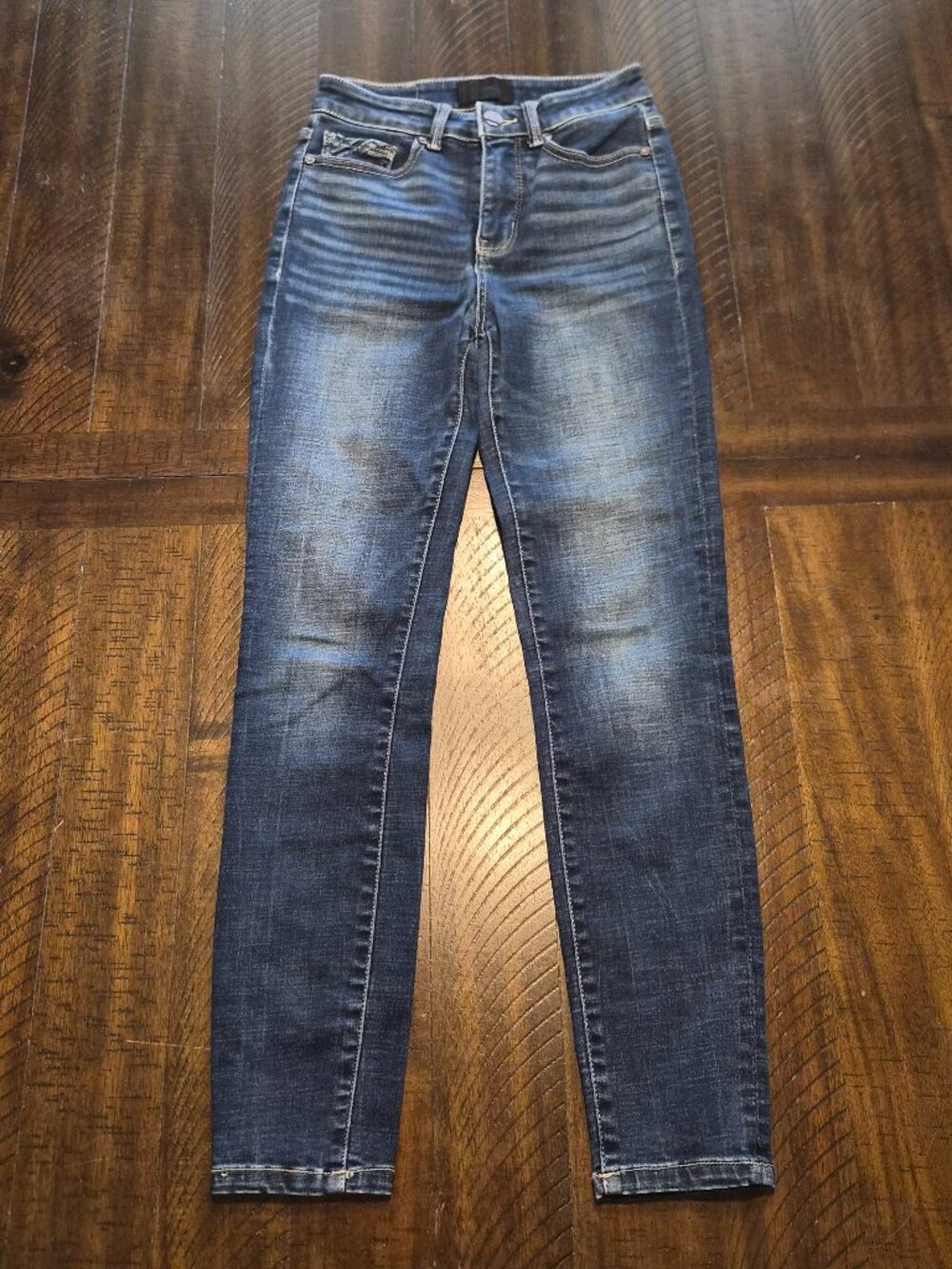Buckle Black Fit No. 35 Ankle Skinny Women's Size 24x27 Dark Wash Jeans G494